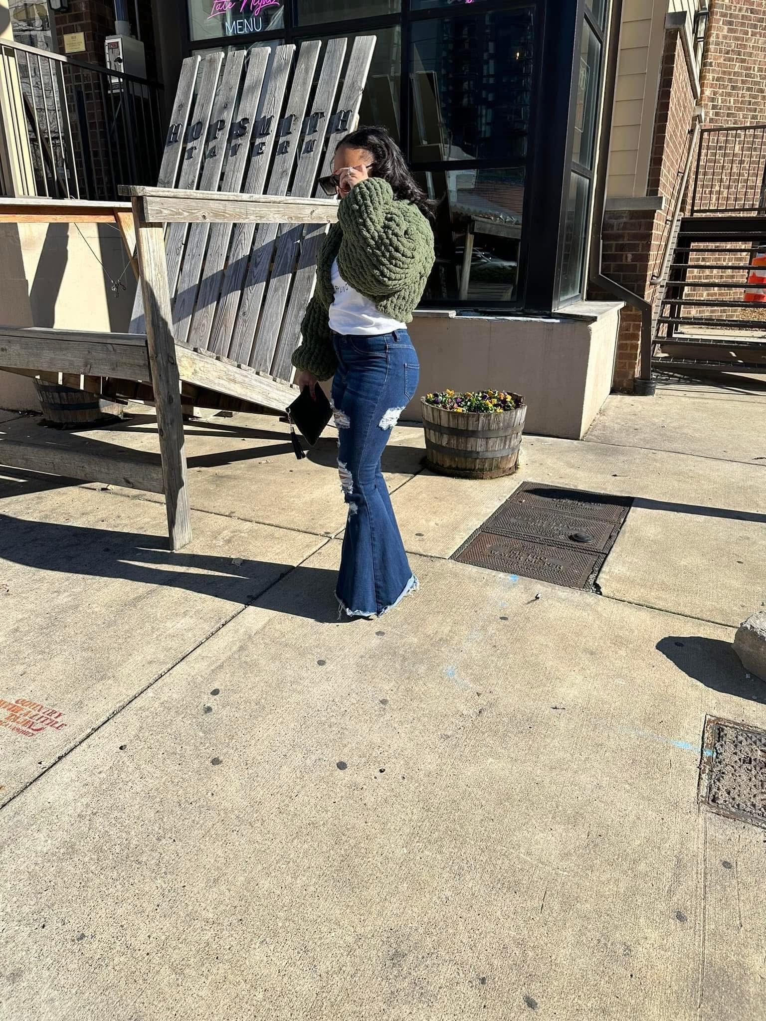 Solid Cropped Cardigan